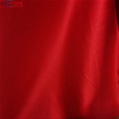 Punane puuvillane saden kangas voodipesu ja magamisriiete jaoks